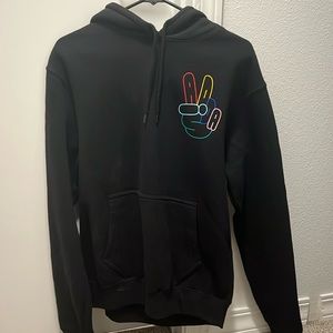 Peace sign adidas hoodie!